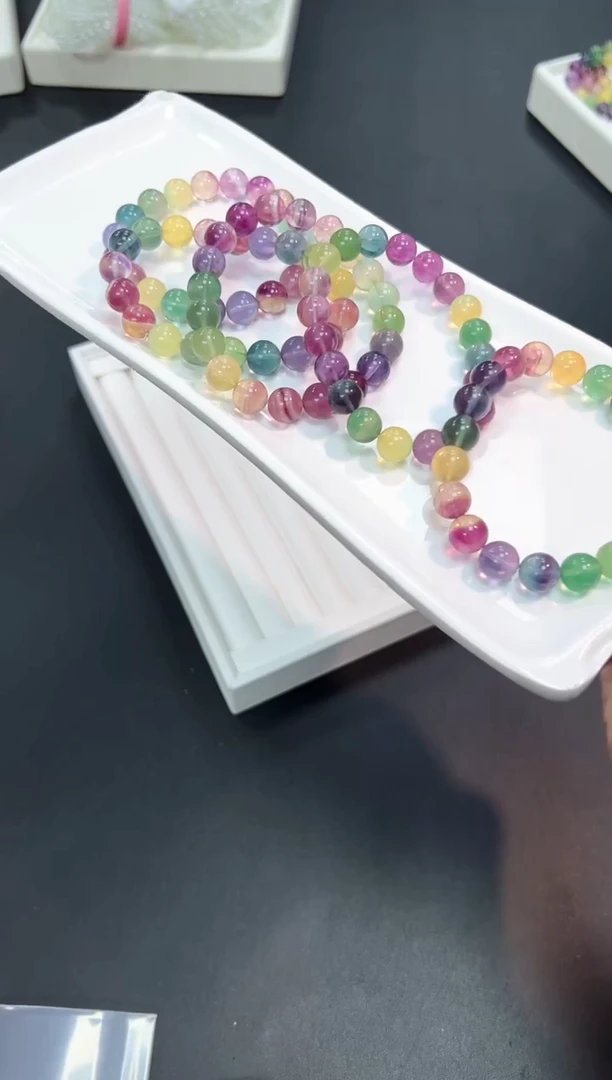 【闪购商品】萤石手串未镶嵌77A2多样性发其一1条默认微瑕