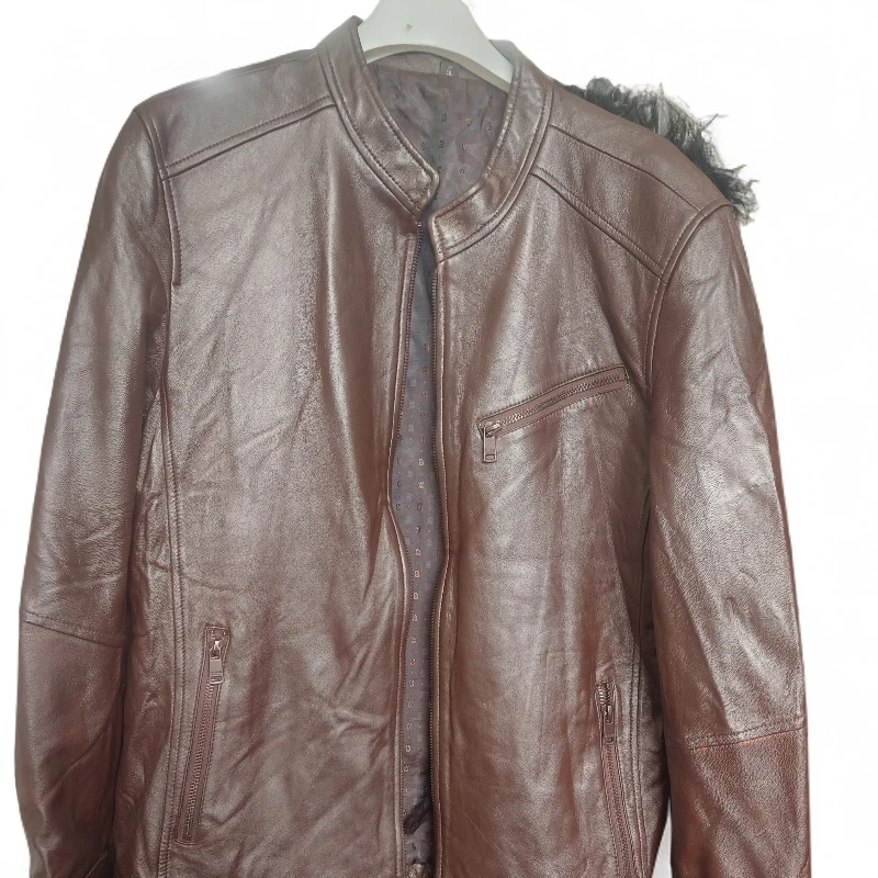 孤品尾货库存微瑕疵单款单件女士短款皮衣-图片仅供参考