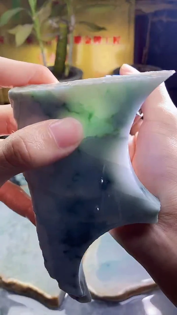 未镶嵌挂件翡翠小雨153