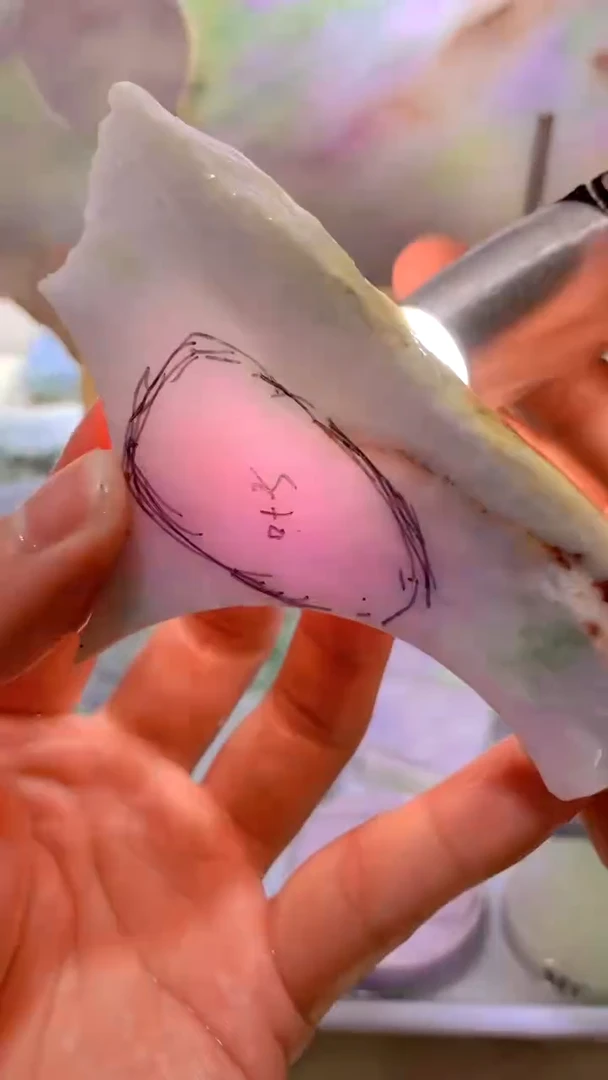 翡翠裸石翡翠散珠裸石天然缅甸翡翠A货679