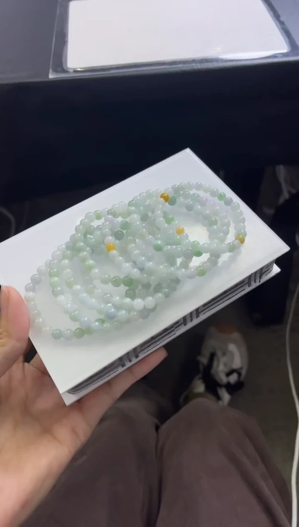 未镶嵌手串翡翠K167/多样性发一件/