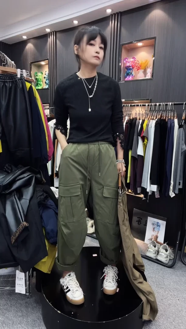 8803工装裤--军绿色2XL