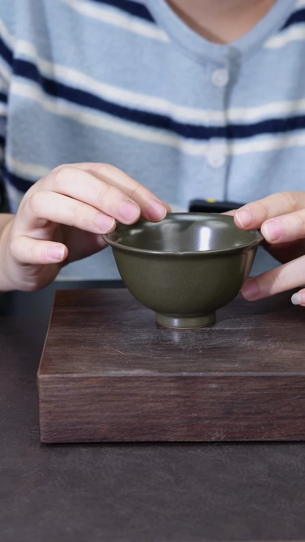 【闪购商品】其他茶叶末釉葵口茶碗