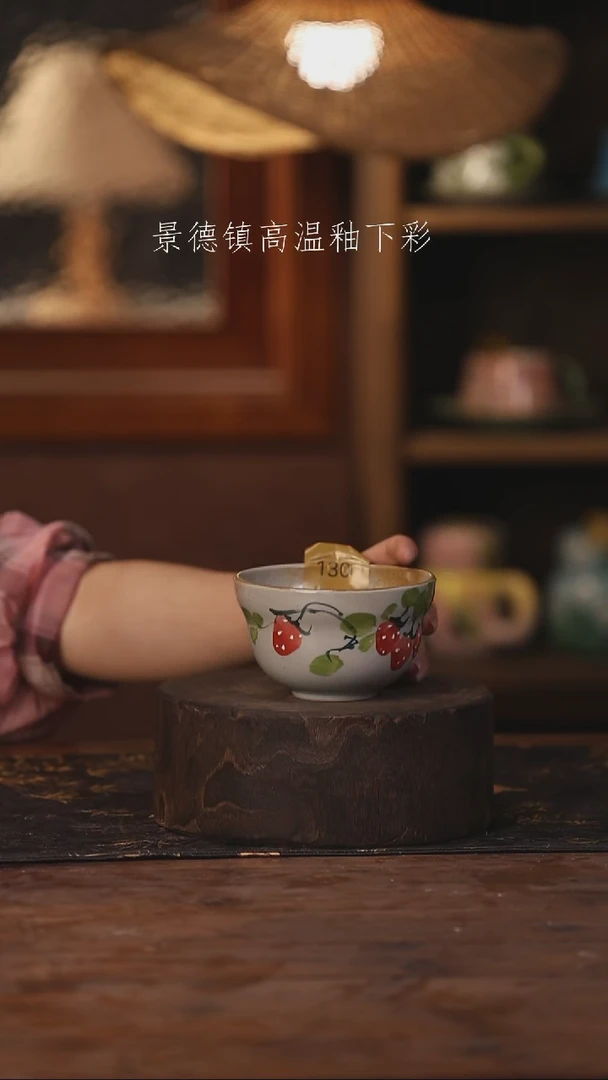 陶瓷景德镇高温釉下手绘陶瓷130