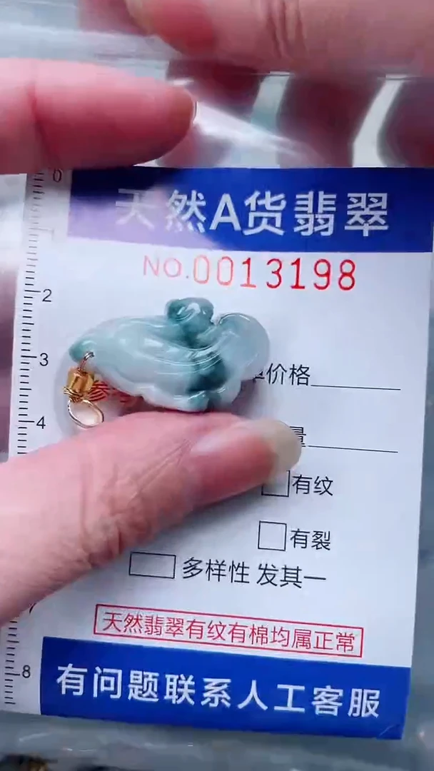 翡翠未镶嵌吊坠(不含链)1