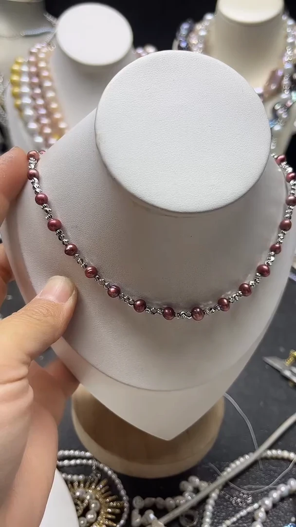 颈饰未镶嵌淡水珍珠多人