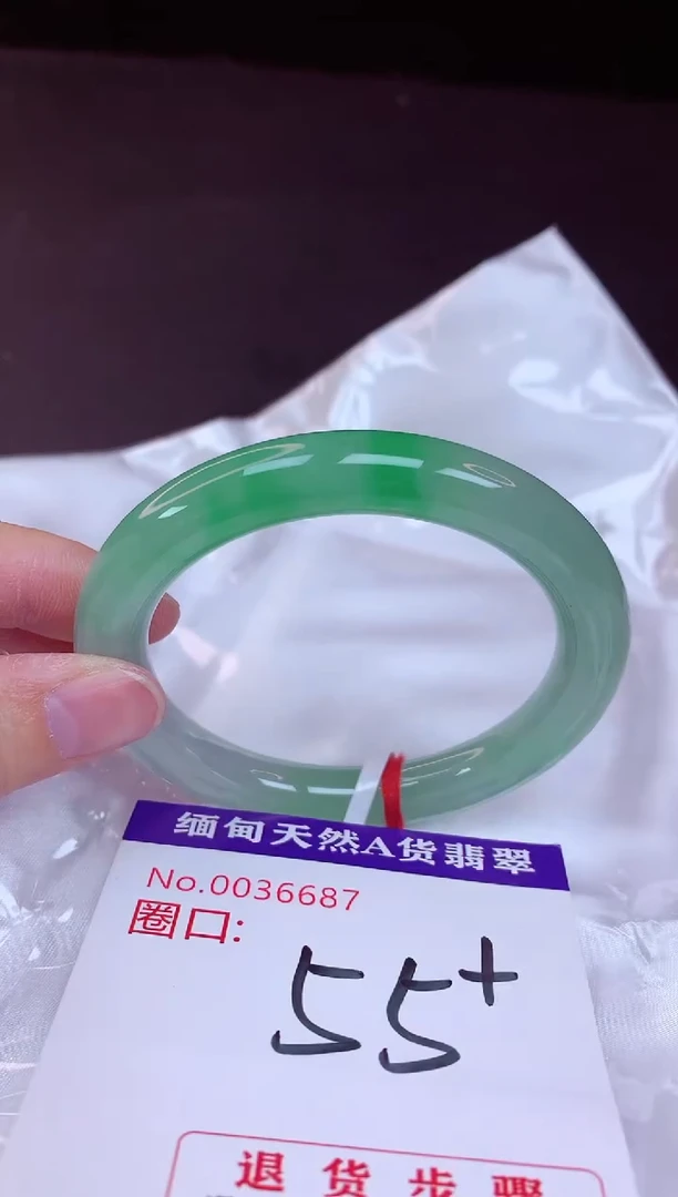 未镶嵌手镯翡翠55