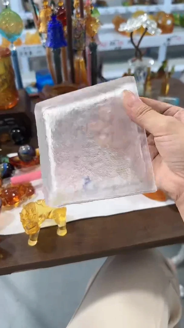 手工艺品琉璃茶盘底座
