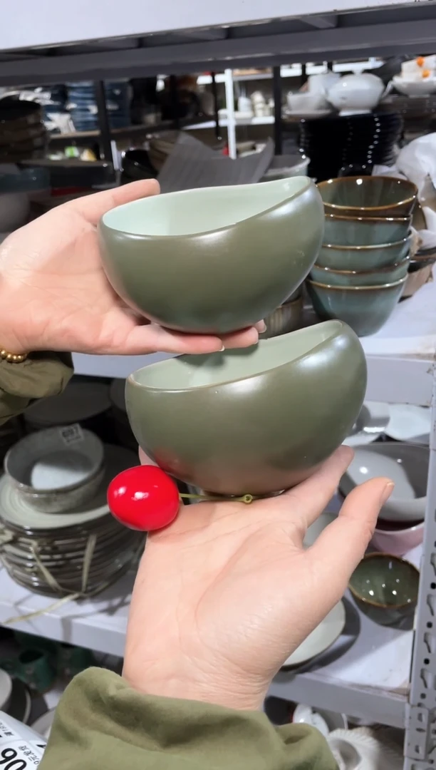 【闪购商品】碗微瑕（2个装）绿色小碗