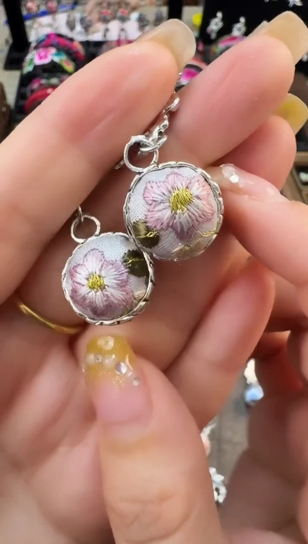 织绣艺枝独绣老绣饰品113