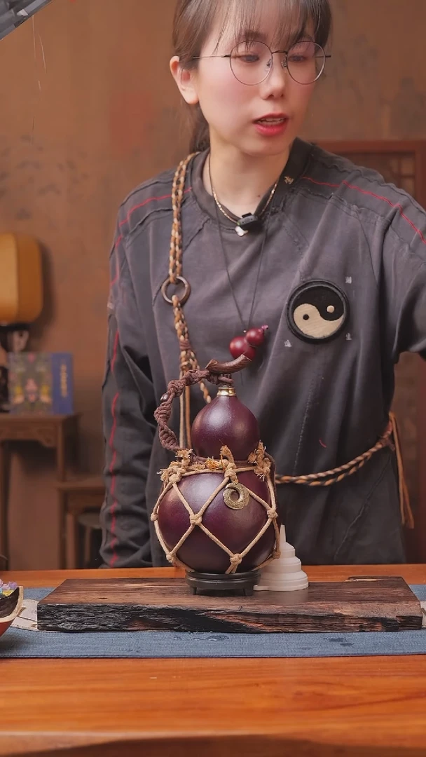 1742号链接精品大漆葫芦现货现发[一物一拍]