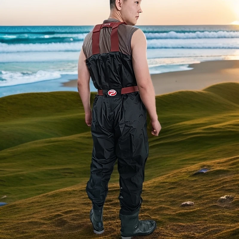 轻薄透气防水防滑下水裤路亚路滑涉水裤