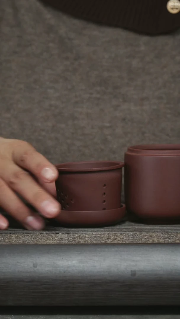 【闪购商品】紫砂茶杯小三件套@@GB00518