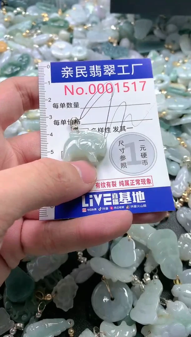 【闪购商品】翡翠吊坠(不含链)未镶嵌1517