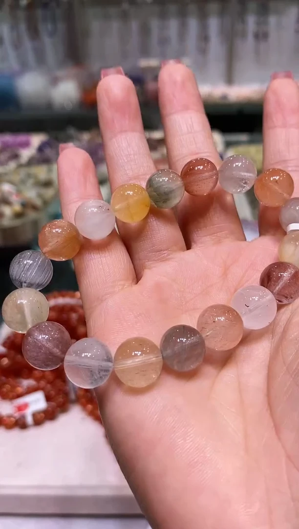 未镶嵌手链水晶多样性发其一兔毛10+