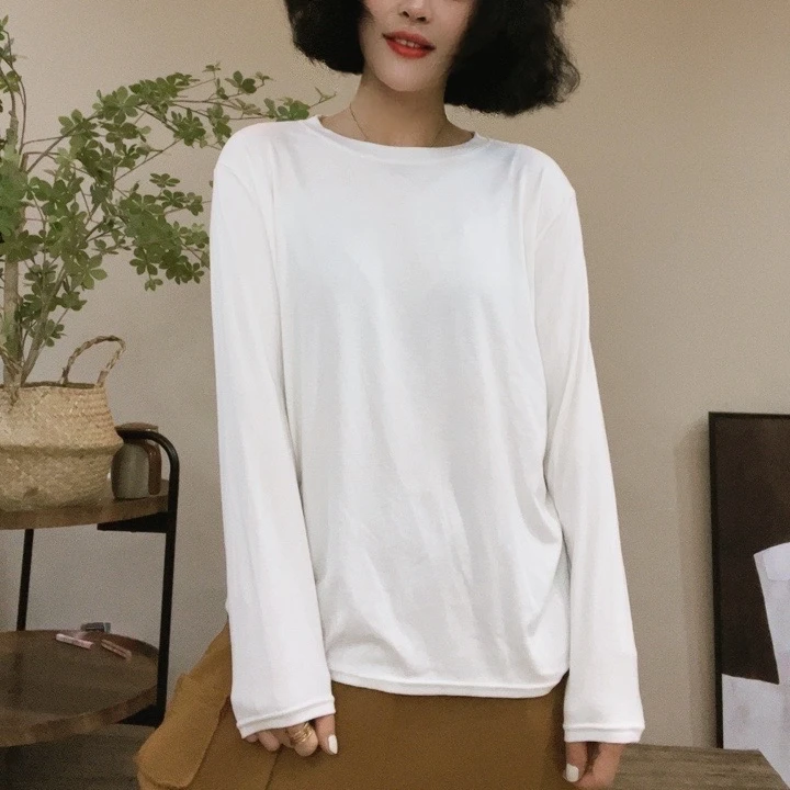 201圆领净版长袖T(穿90-165斤）加大版