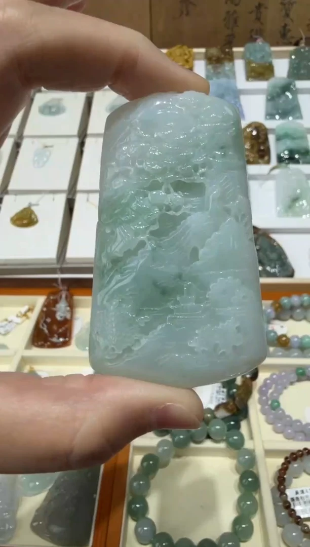 未镶嵌挂件翡翠A货翡翠多样性孤品