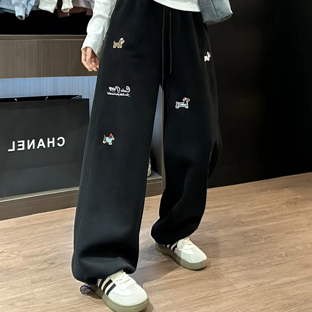 NE2025春款腊肠狗印花休闲卫裤9316 Q