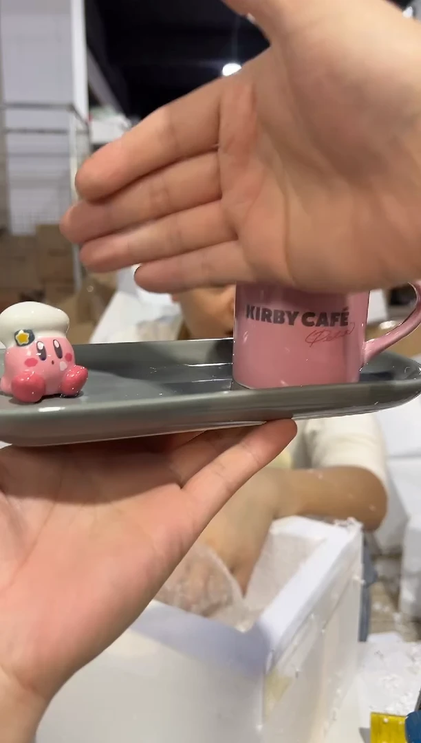 瓷片星之卡比一杯一碟掉落自己粘一下