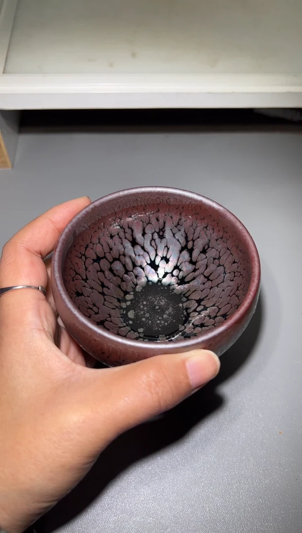茶盏建窑建盏 浮雕油滴