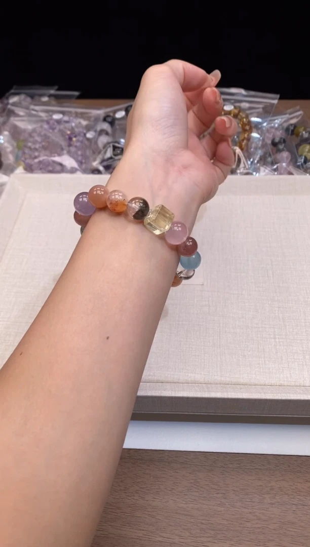 未镶嵌手链水晶万嘉水晶 发一件 序号：157