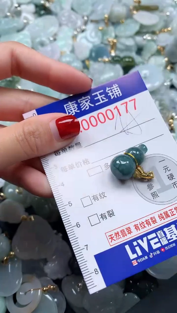 翡翠未镶嵌吊坠(不含链)177