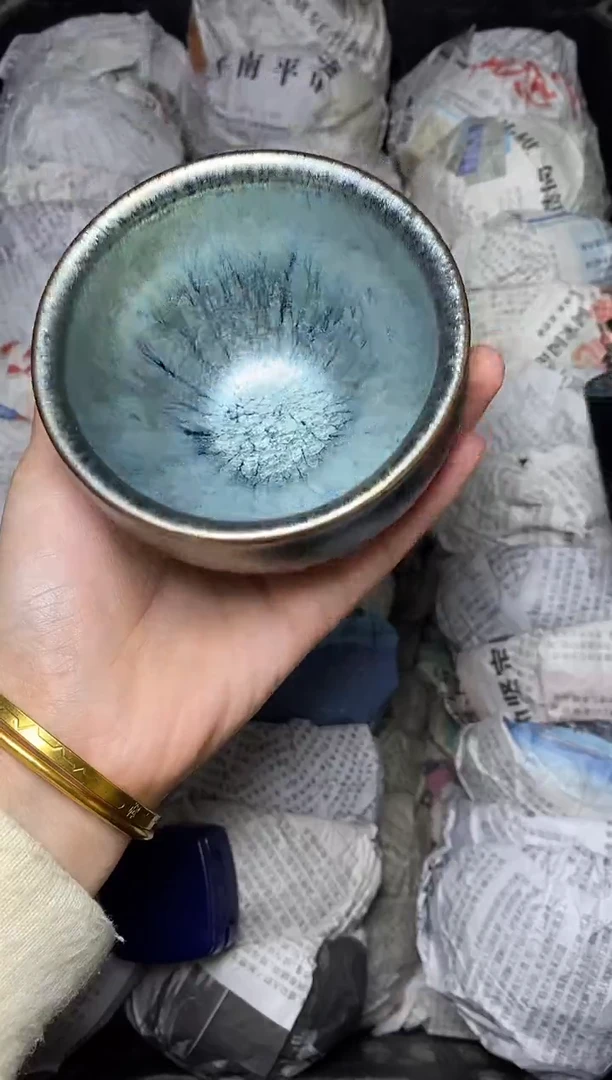 【闪购商品】茶盏百花 将军 盏三疯建盏茶器