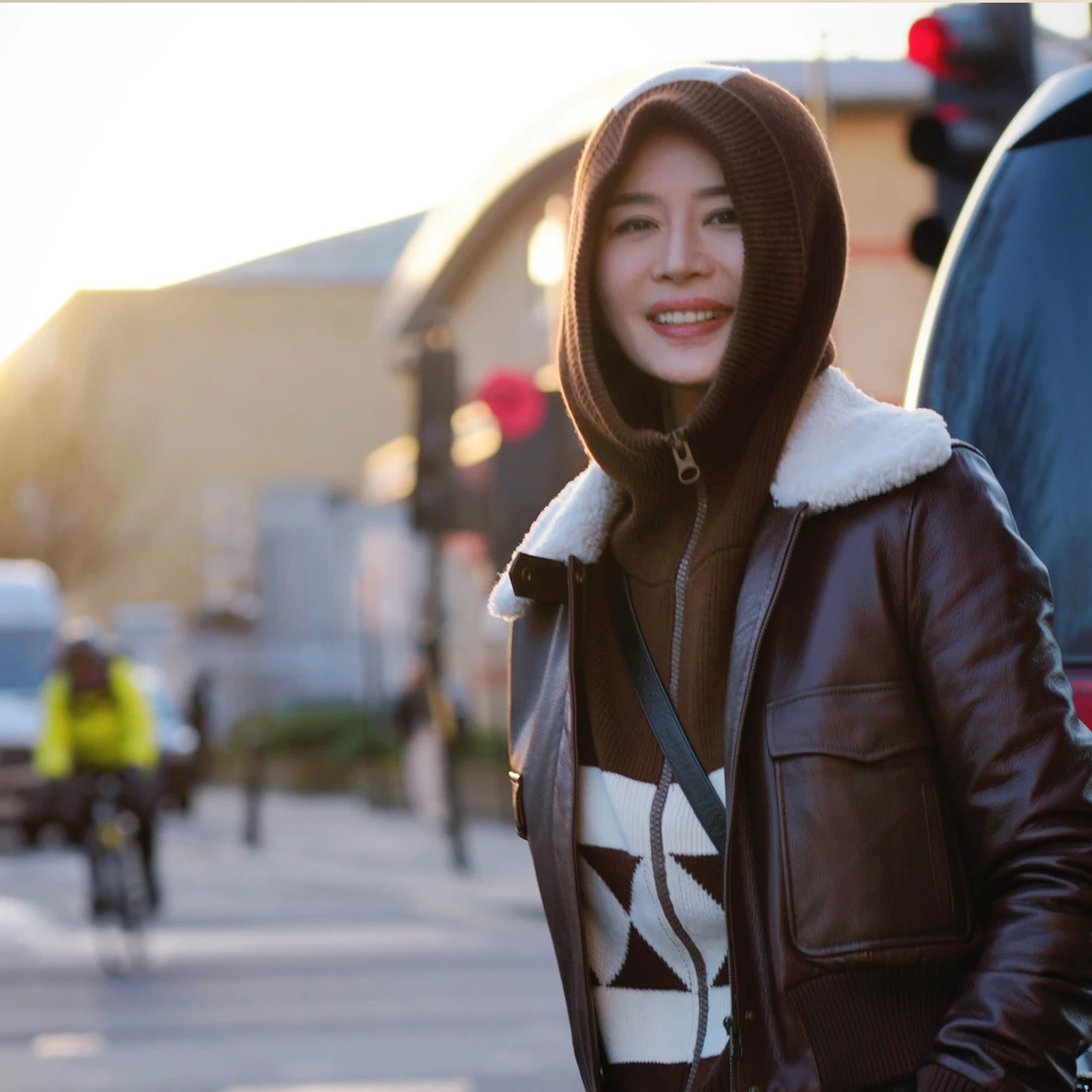 皮风衣/外套/套装孤品3980王璇原创设计