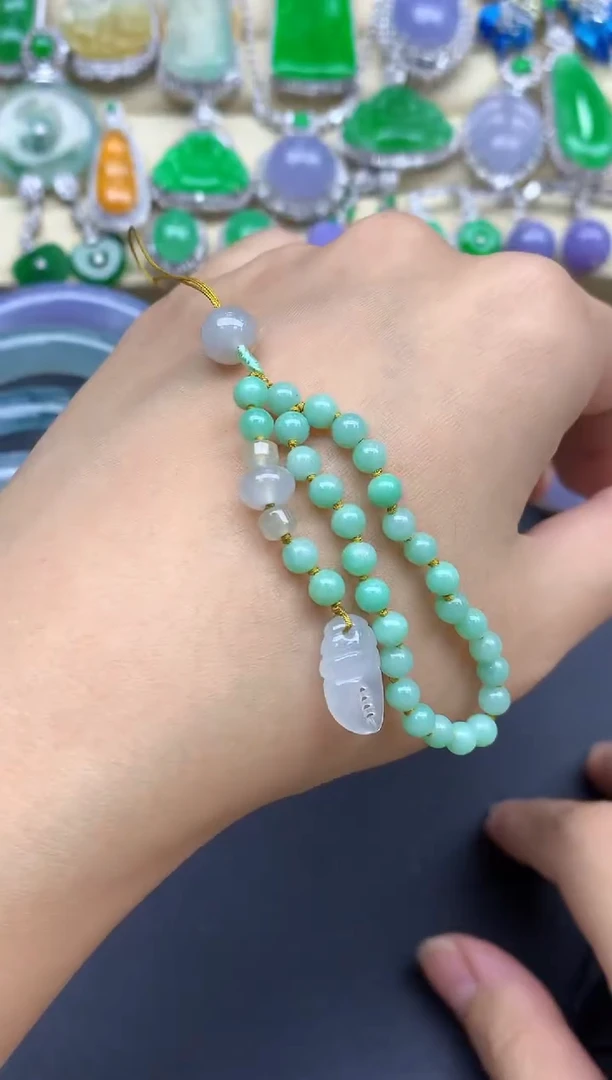 颈饰未镶嵌翡翠161-春日珠宝