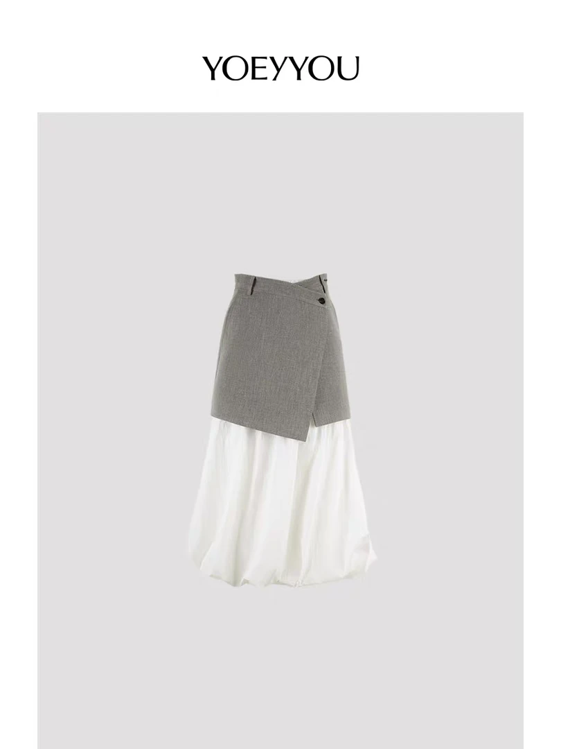 YOEYYOU 独立设计师品牌 25秋冬假两件半裙