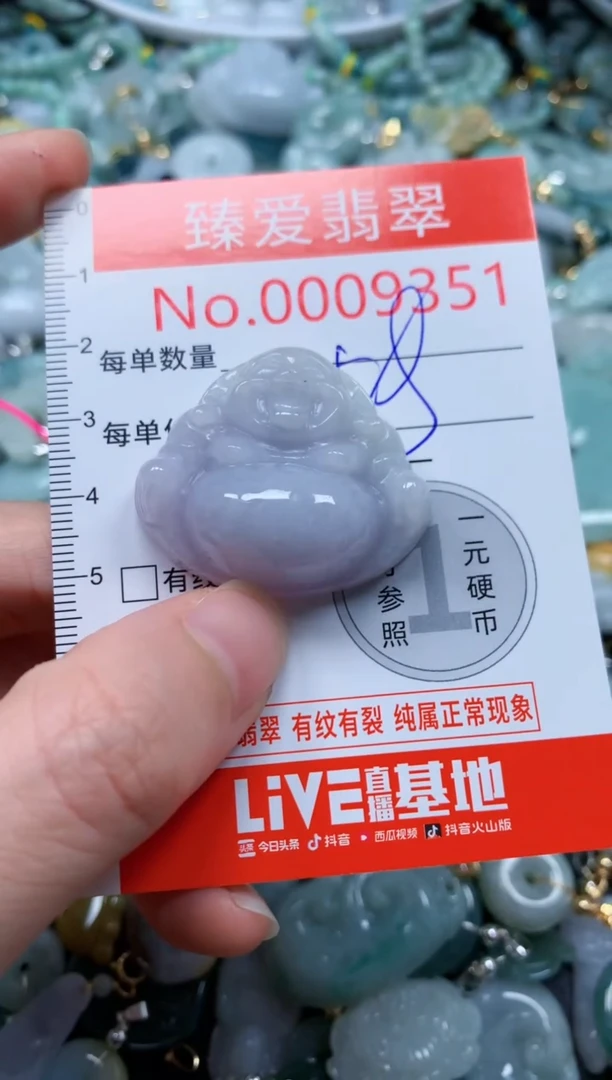 翡翠未镶嵌吊坠(不含链)9351