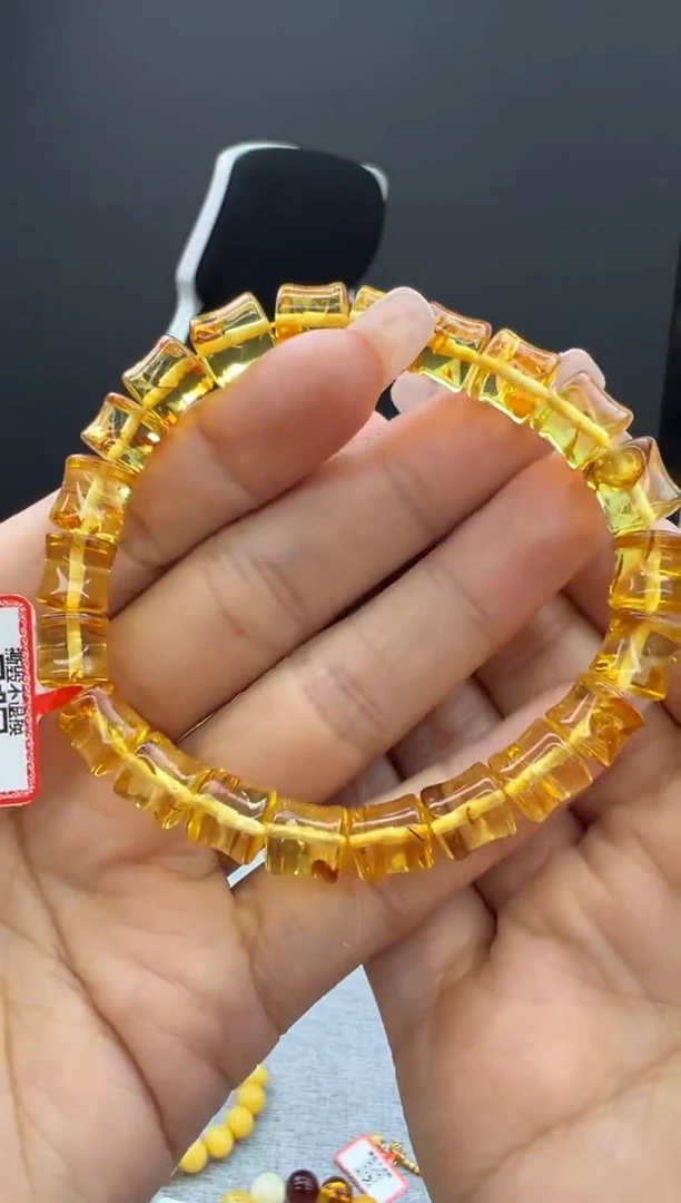 【闪购商品】琥珀手链未镶嵌826秒拍号