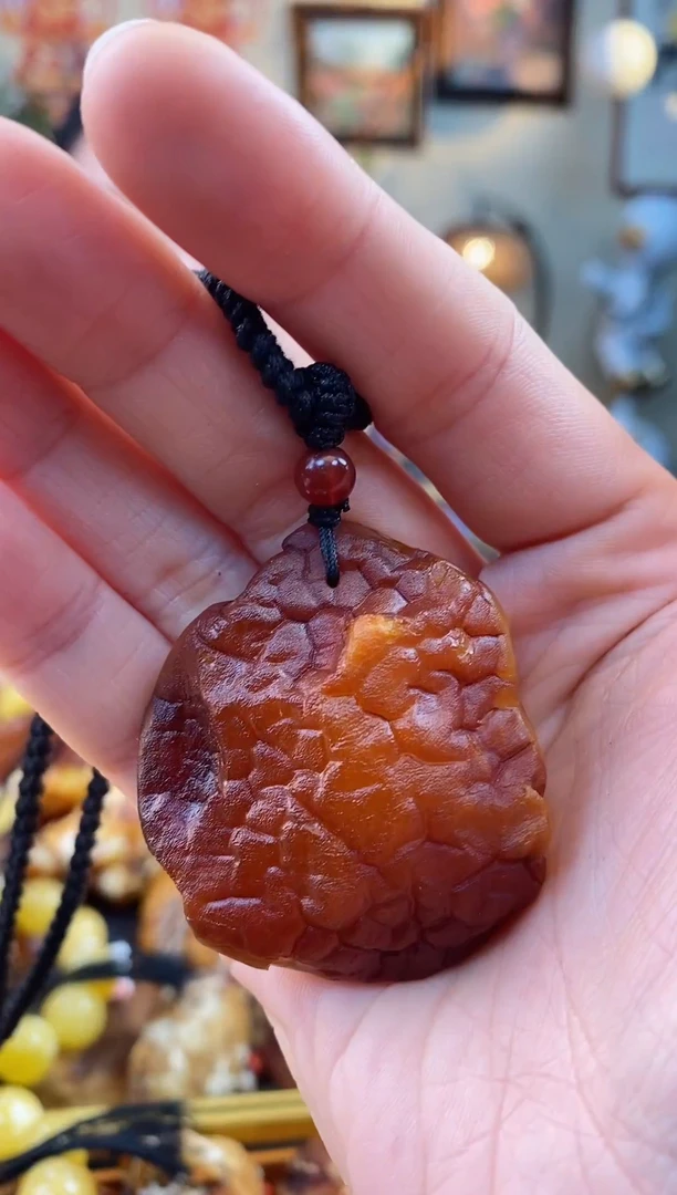 【闪购商品】琥珀颈饰未镶嵌吊坠