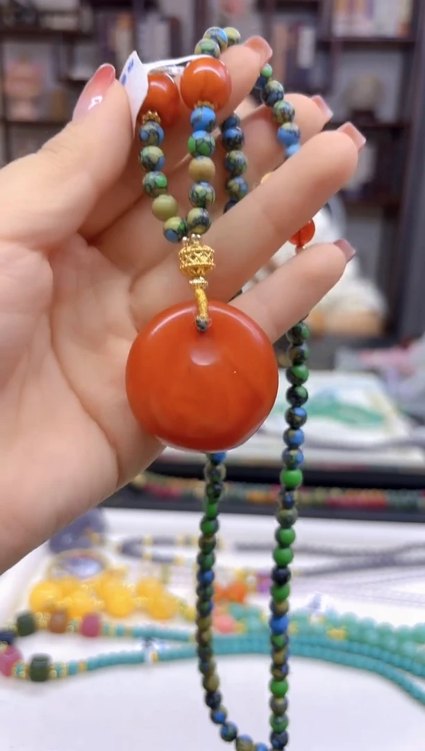 【闪购商品】蜜蜡毛衣链未镶嵌M12