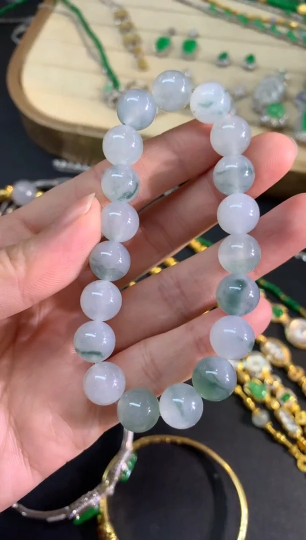 未镶嵌手串翡翠手串|9800+490