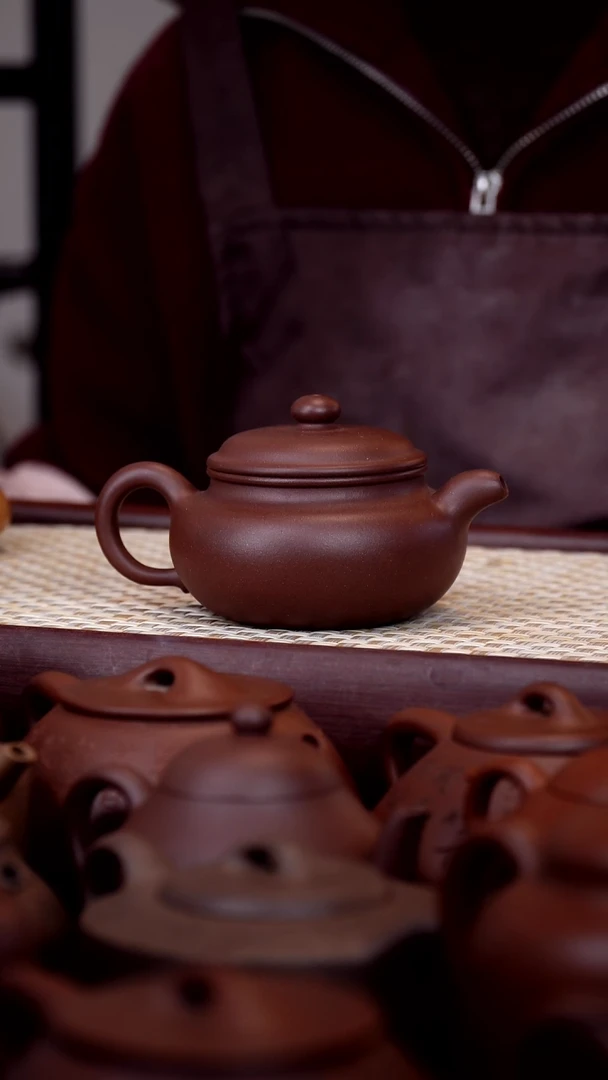 茶壶紫砂秋**天底槽清仿古