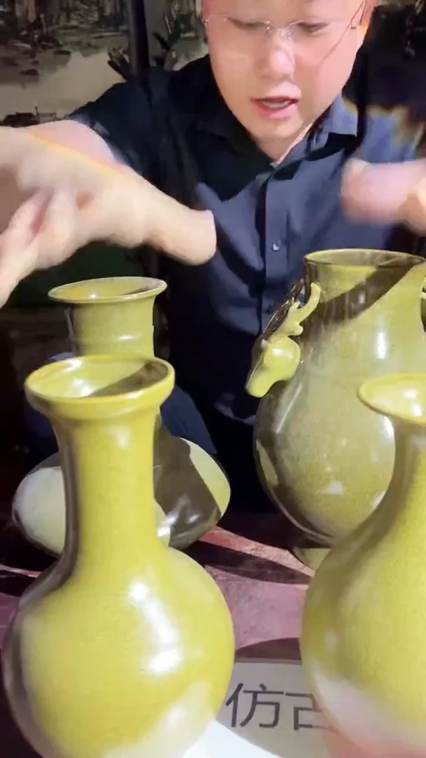 摆件景德镇陶瓷流水34
