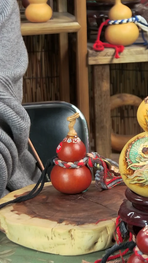 花***贵古艺高师傅大漆养剑葫 编号187