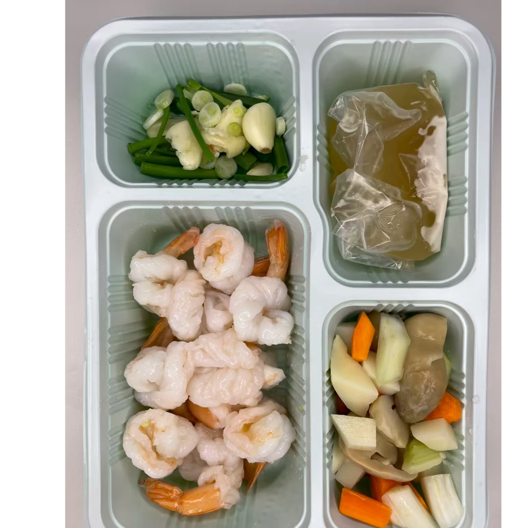 虾仁炒草菇