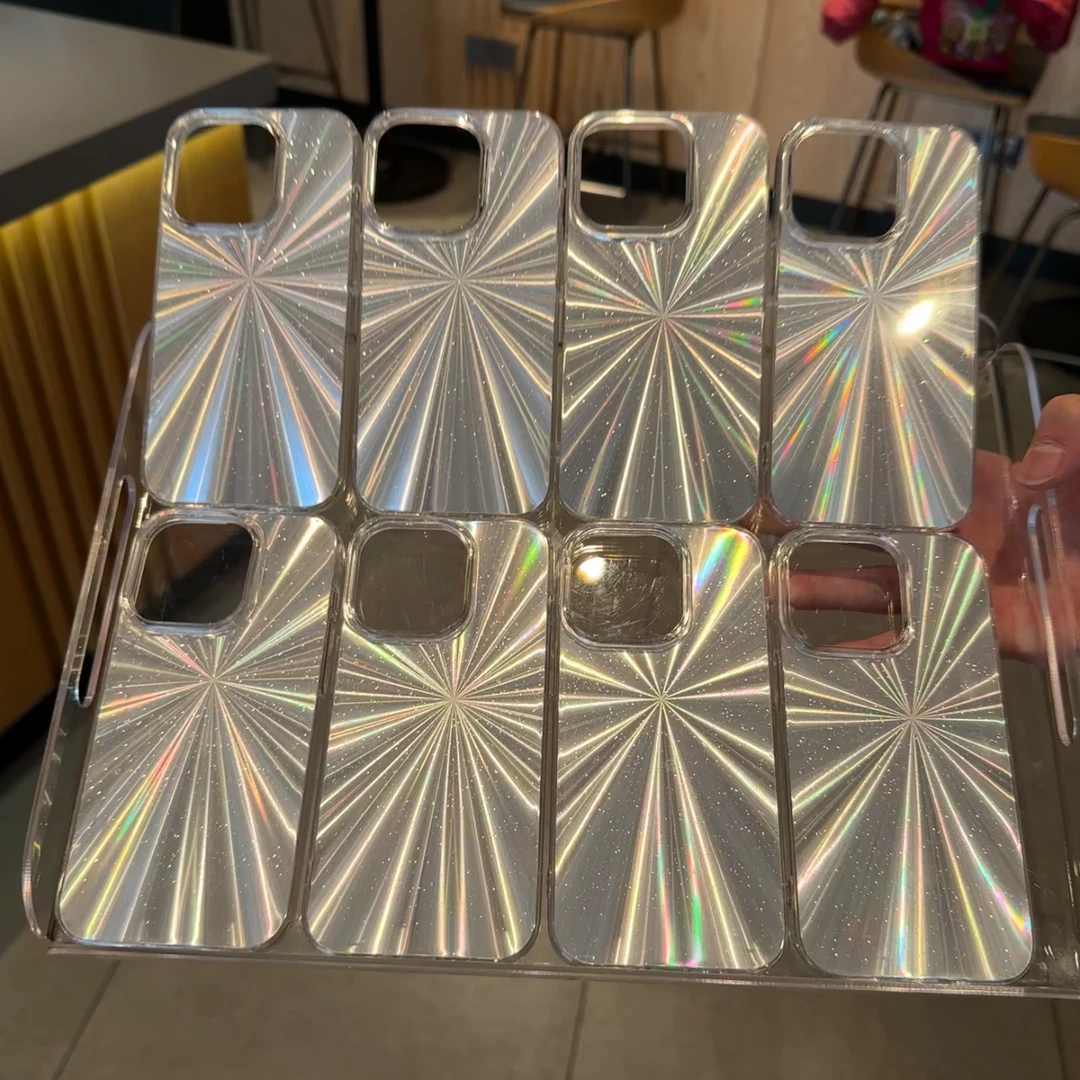 欧克里里极光细闪iphone16promax苹果14/绚烂15手机壳11/女12/13