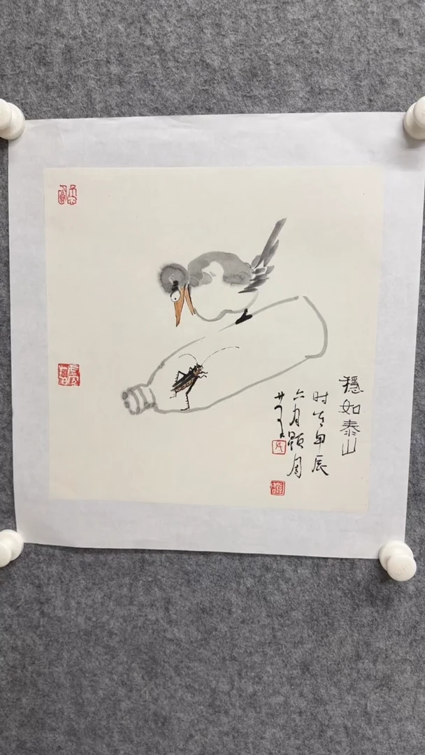 国画写意画花鸟画手绘