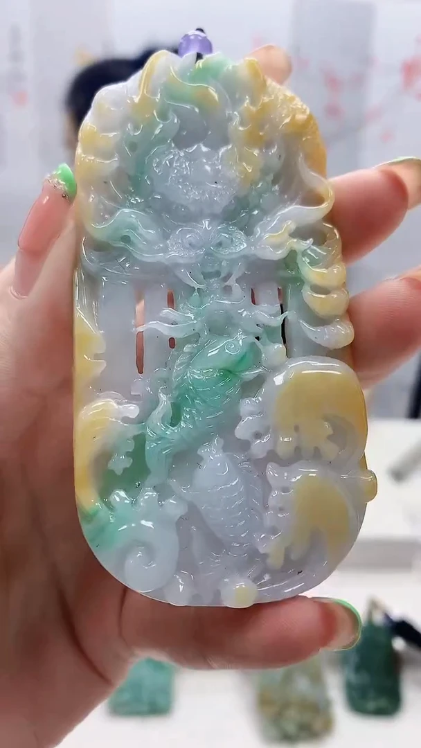 未镶嵌定制翡翠5160ry-毛货挂件93