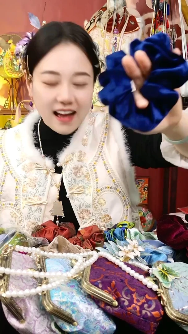 纯铜合金琉璃非遗绒花好美