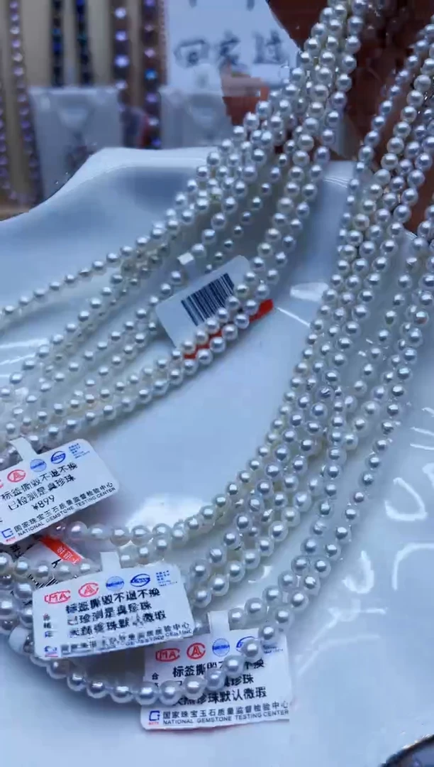 项链银S925镶嵌淡水珍珠项链多样性发其一