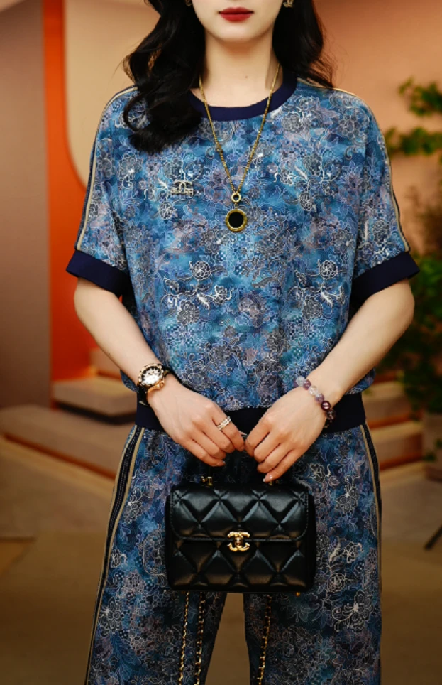 蕾丝花梦-新款2025时尚舒适百搭减龄优雅轻奢气质套装