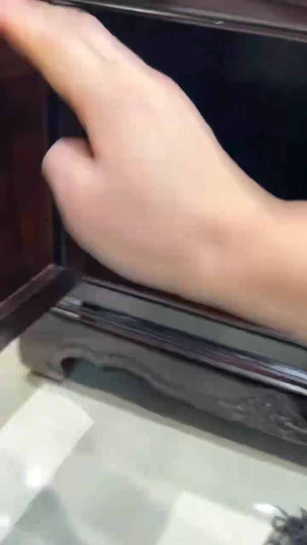 黑酸枝木类家具福利款微瑕东非酸枝2门矮柜65*65*56