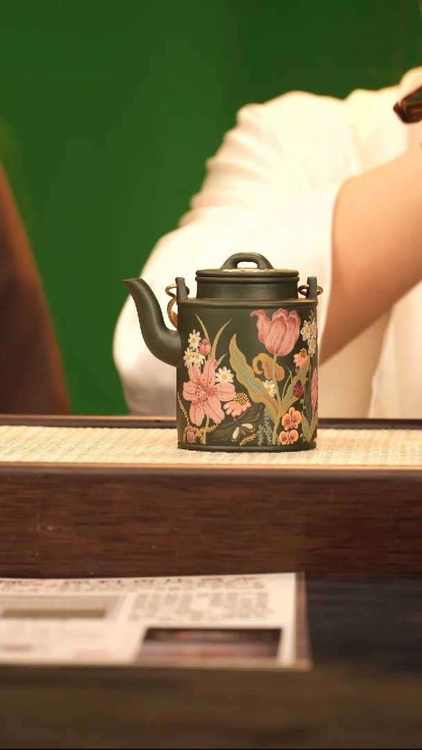 茶壶紫砂QMJ莫奈花园