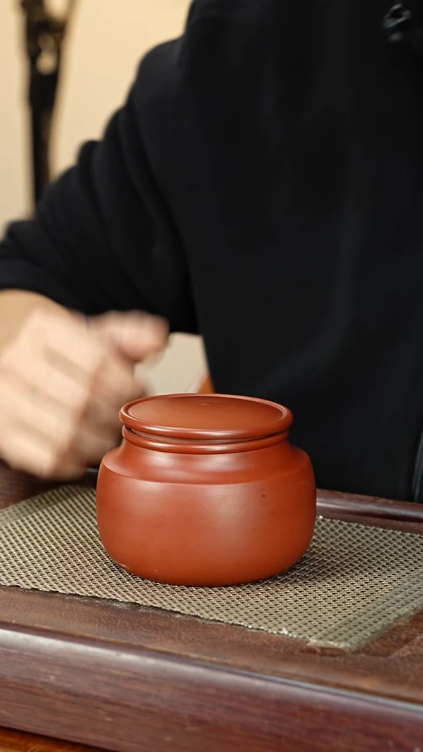 宜兴原矿紫砂茶叶罐