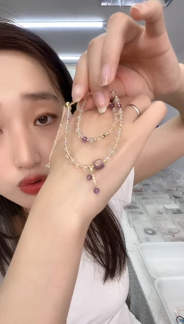 水晶手链未镶嵌天然珠宝多样性发其一