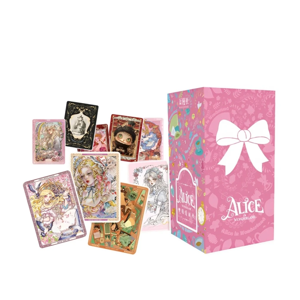 【推推】万漫社梦游仙境爱丽丝动画电影周边卡牌盲盒  小懒